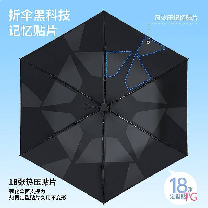 Auto Open Close Umbrella Sun Rain UV Protection Black Coating Folding Travel Umbrella