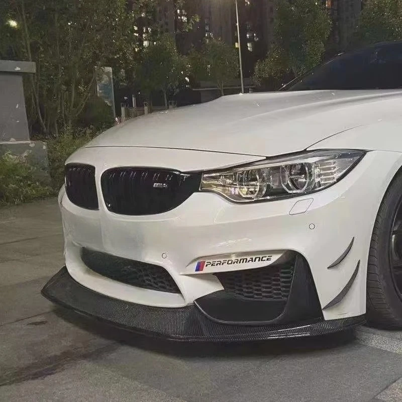 High-end Custom Body Kit For Old-to-New ConversionRSC Style F80 M3 F82 F83 M4 Carbon Fiber Front Lip For M3 M4 2014-2019