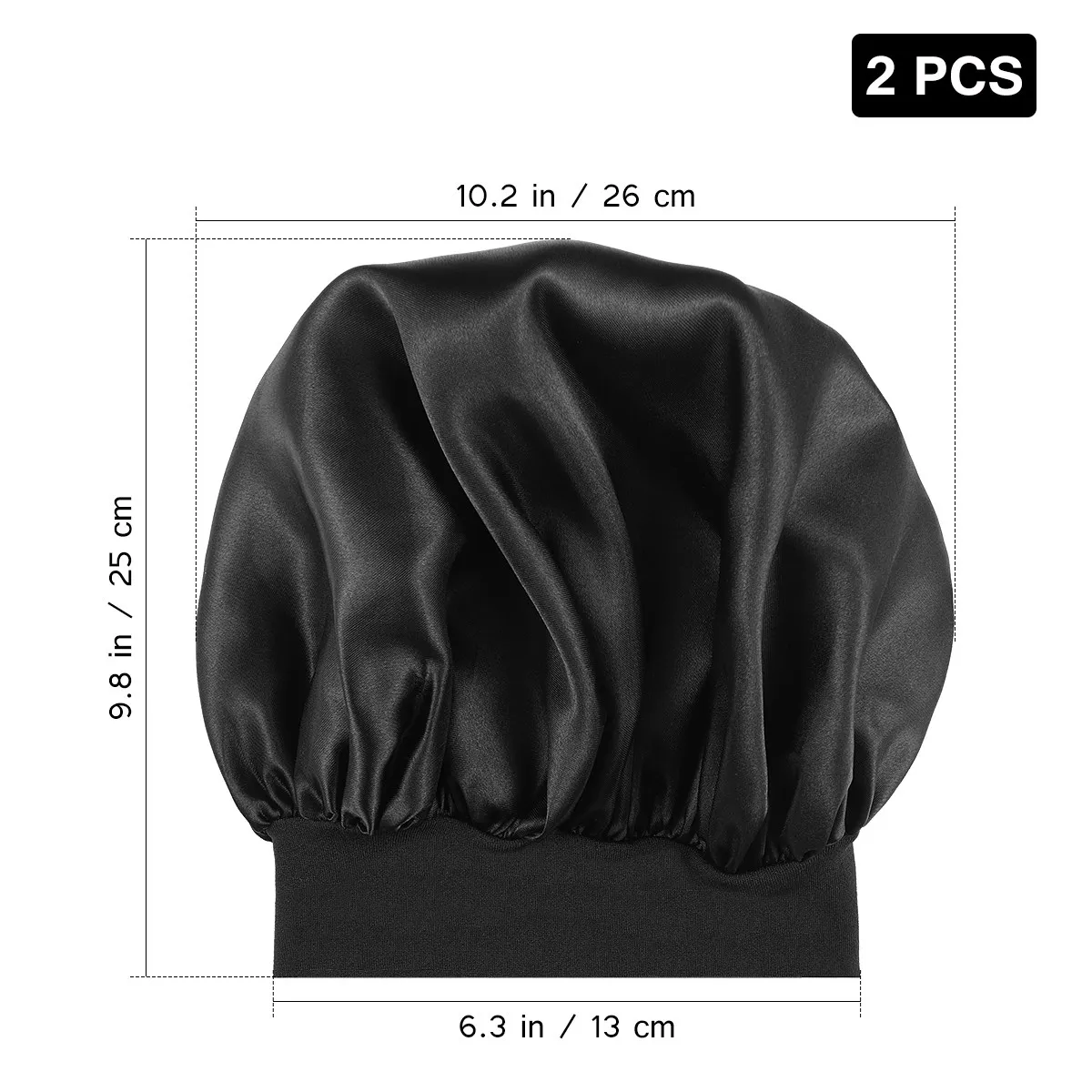 2 pcs Hair Coloring Cap Salon Dye Hat Halloween Christmas New Year Sleep Cap Sleep Bonnet Sleeping Cap Sleeping Bonnet Wide