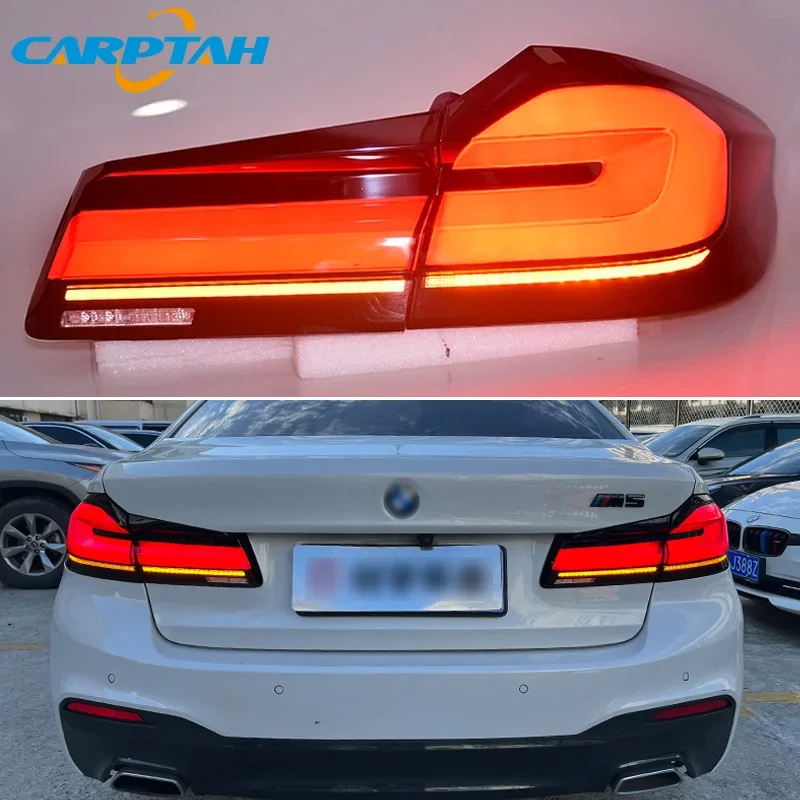 Car LED 12V Taillights For BMW 5S G30 2016 - 2019 2020 Rear Running Lamp Brake Reverse Turn Signal Waterproof Car Accessories