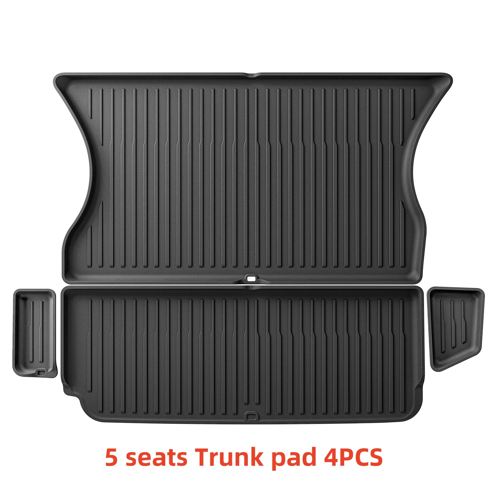 Für Tesla Model X 2024 5/6/7-Sitzer TPE 3D Autofußmatten Kofferraummatte Wasserdichter Schutz Linkslenker – Detail 8