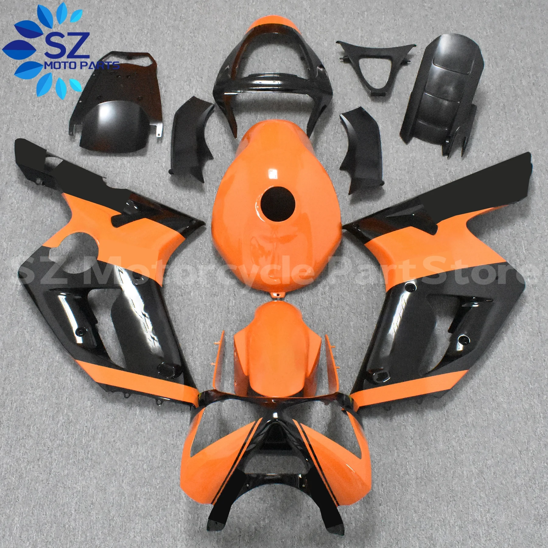 

Новый для KAWASAKI Ninja ZX-6R zx6r zx 6r 636 600 2003 2004 03 04, передние верхние обтекатели для мотоциклетных головок, передние верхние носовые обтекатели