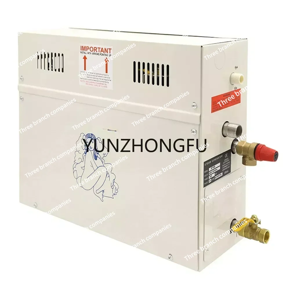 Imagem -02 - Máquina de Vapor para Uso Doméstico 3kw 45kw 220v Gerador de Vapor Sauna Fluxo Seco Vaporizador Molhado Controlador Digital