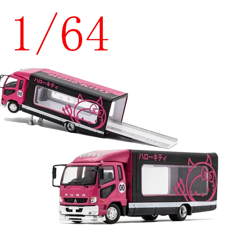 

GCD Diecast 1/64 Scale Mitsubishi Alloy Model Cars Mitsubishi Lift Van Car Carrier Play with The Gift Original Box of Toy Cars