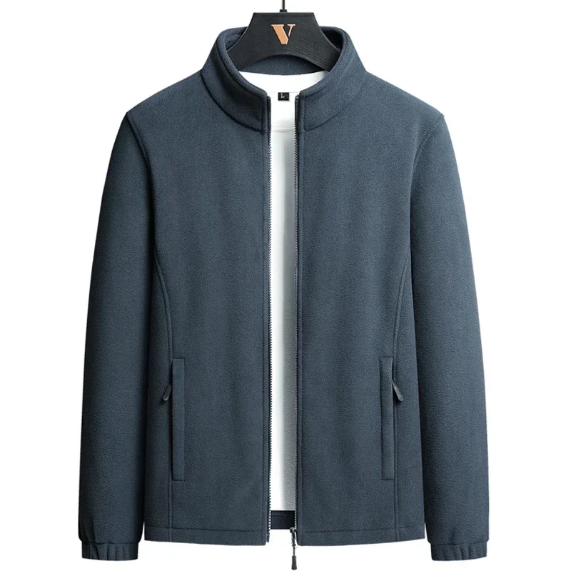 

Plus Size Men's Tactical Softshell Thermal Fleece Jacket Warm Streetwear Varsity Jacket for Men Mountain Hiking Work Coats