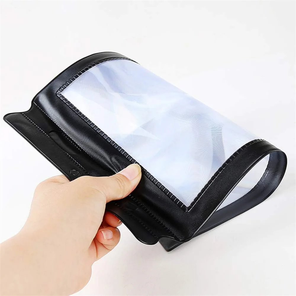 Magnifying Glass Large 3X Magnifier Portable A4 Full Page Size,Distortion-Free for Reading Books, Newspapers,Use as Low