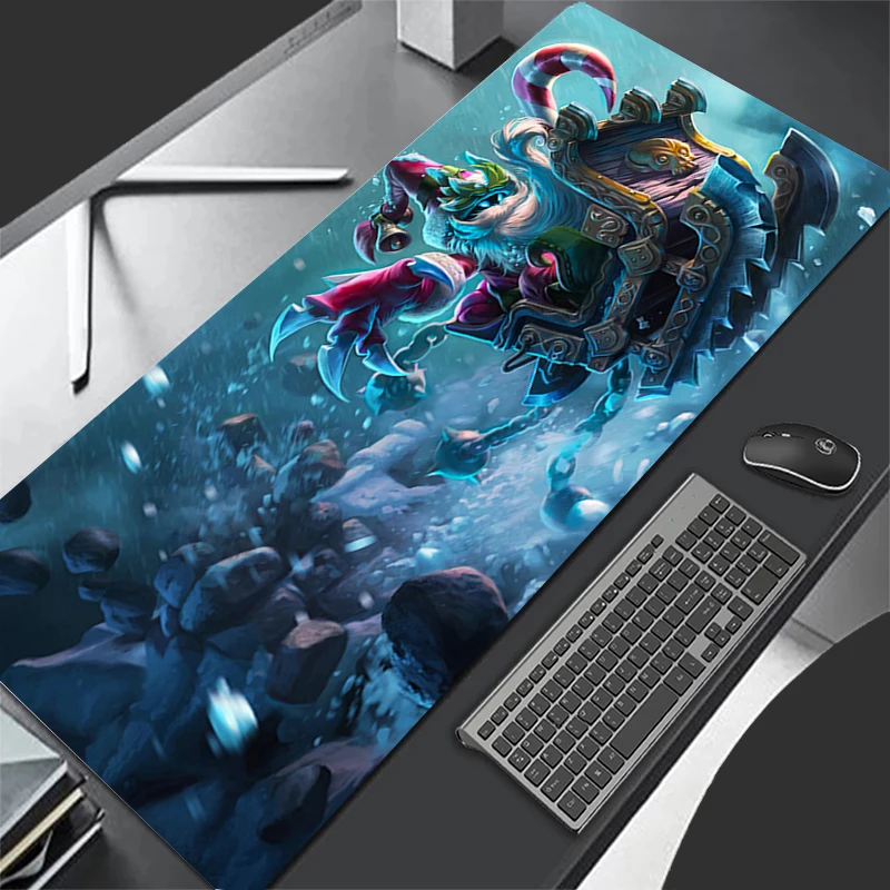 Mousepad Computer Gaming Accessories Keyboard Pad Office Rubber Mouse Pad Decoracion Desk L-league Of Legends Veigar Mouse Mat