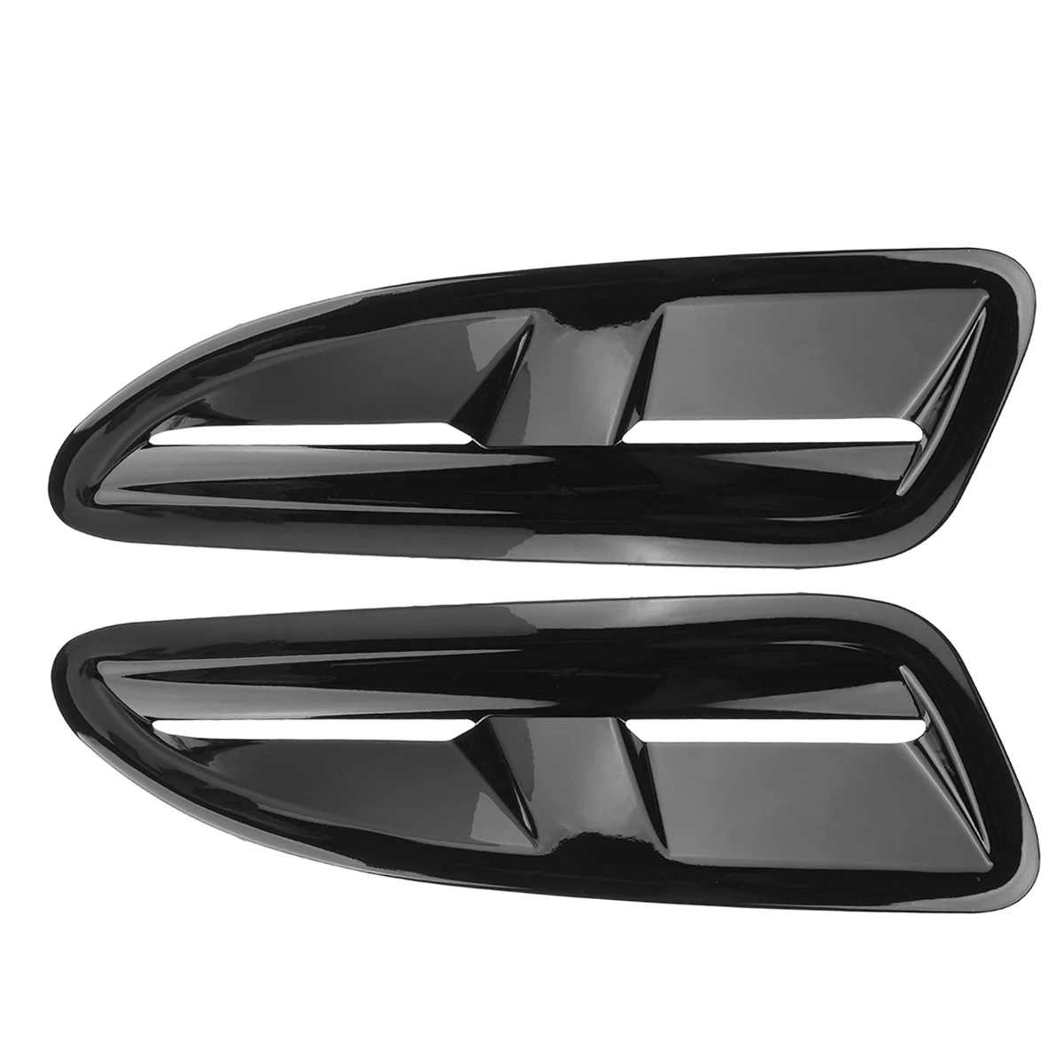 Black Universal Car Front Hood Vent Louver Scoop Cover Air Outlet For Ford For Mustang For Focus RS ST For Fiesta For Mondeo