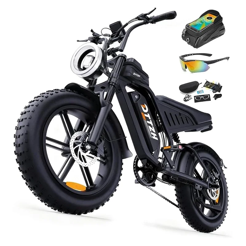 AliExpress NONE F6 Electric mountain bike NFC & Password Unlock Electric Motorcycle 1500W Motor E-Bike Mountain Snow Electric Bicycle for Adult