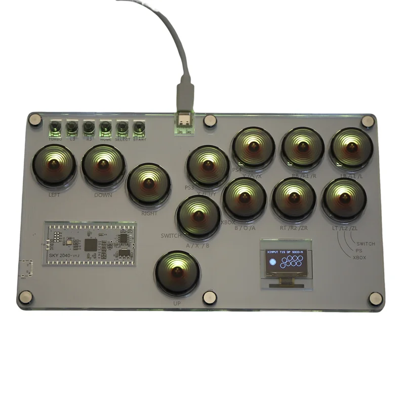 

2025 New-Arcade Joystick Hitbox Street Fighter Controller Fight Stick Game Controller Mechanical Button For PC/PS4/PS3/PC/ Switc