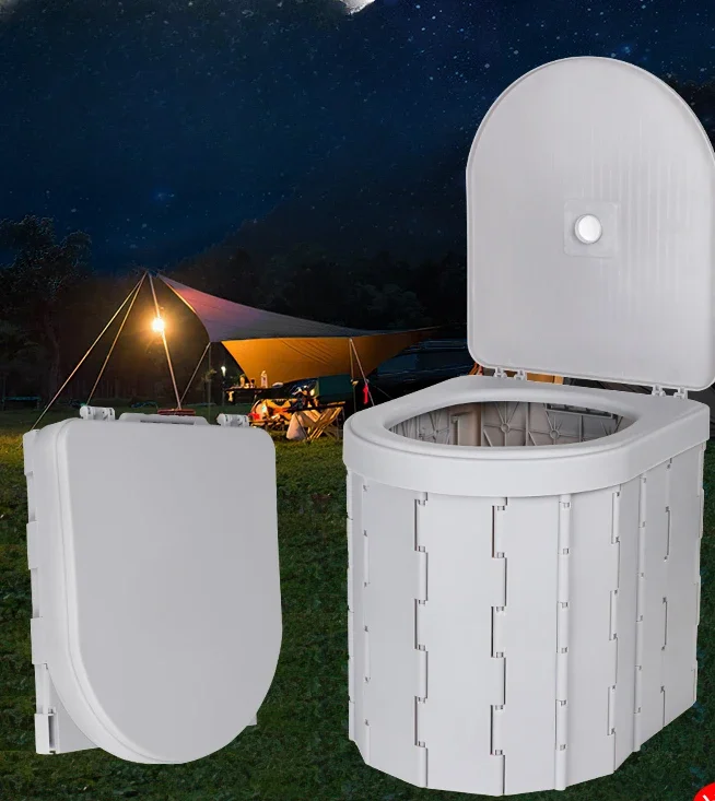 

Car toilet folding portable outdoor mobile emergency toilet self-driving travel supplies car toilet travel