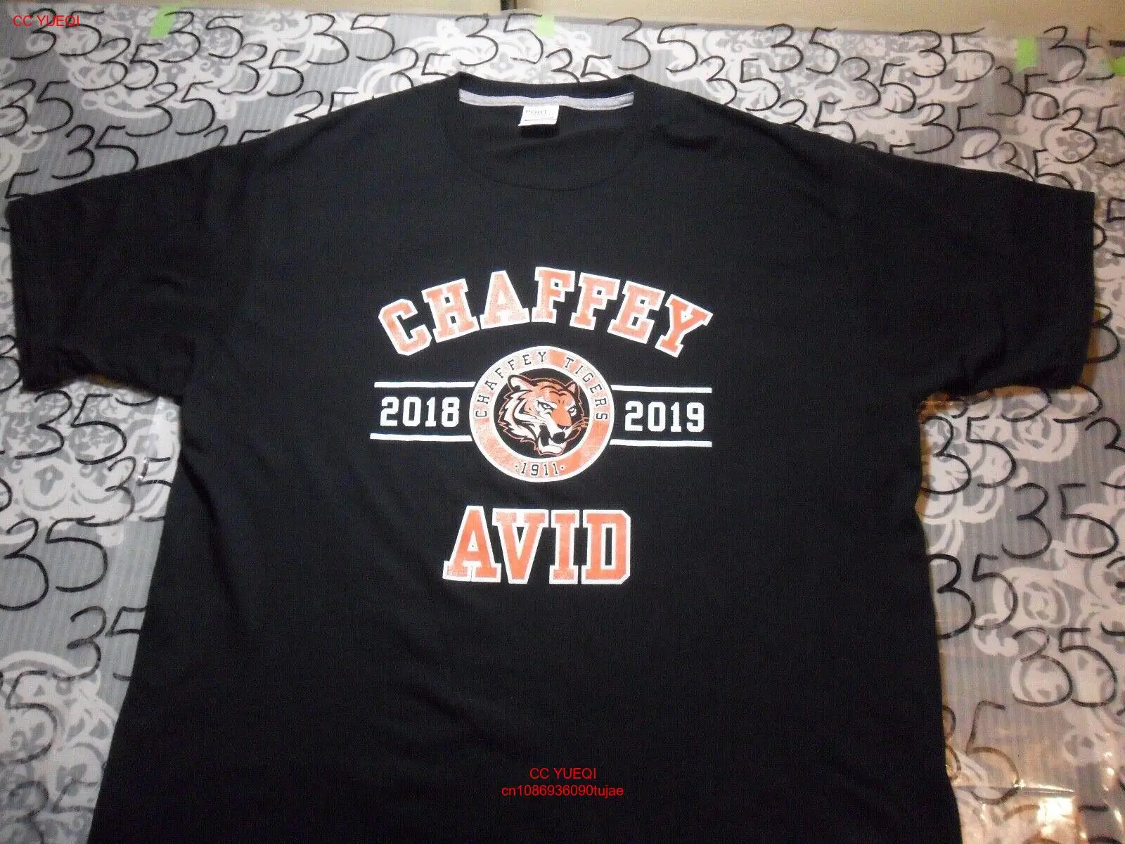 Футболка XL NWOT Chaffey Tigers AVID 2018 и 2019