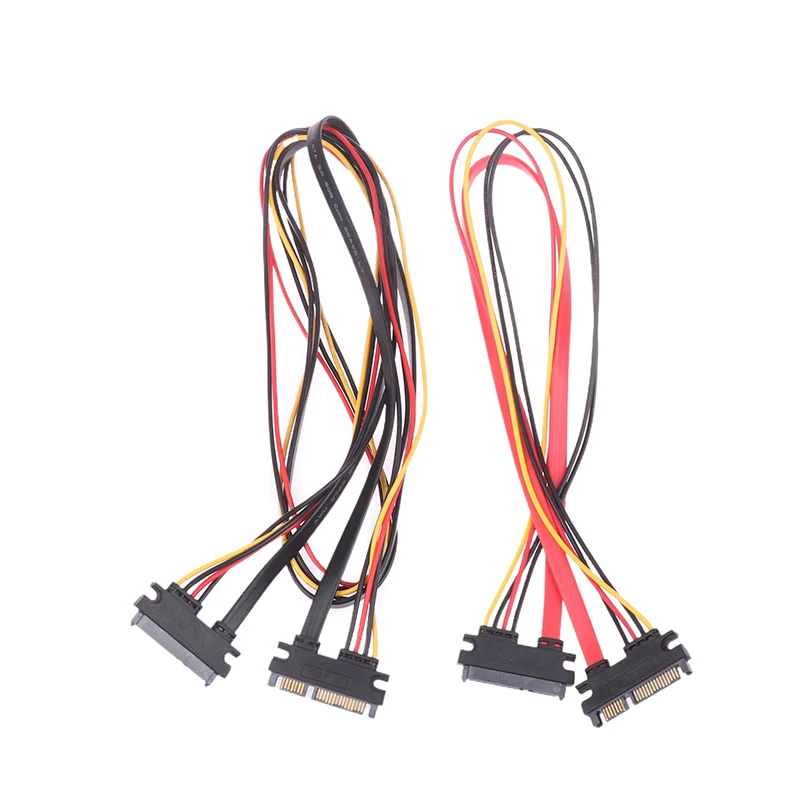 SFF-8482 SAS 29 pines a SATA 22 pines unidad de disco duro Cable de extensión Raid SAS a SATA con puerto de alimentación SATA de 15 pines