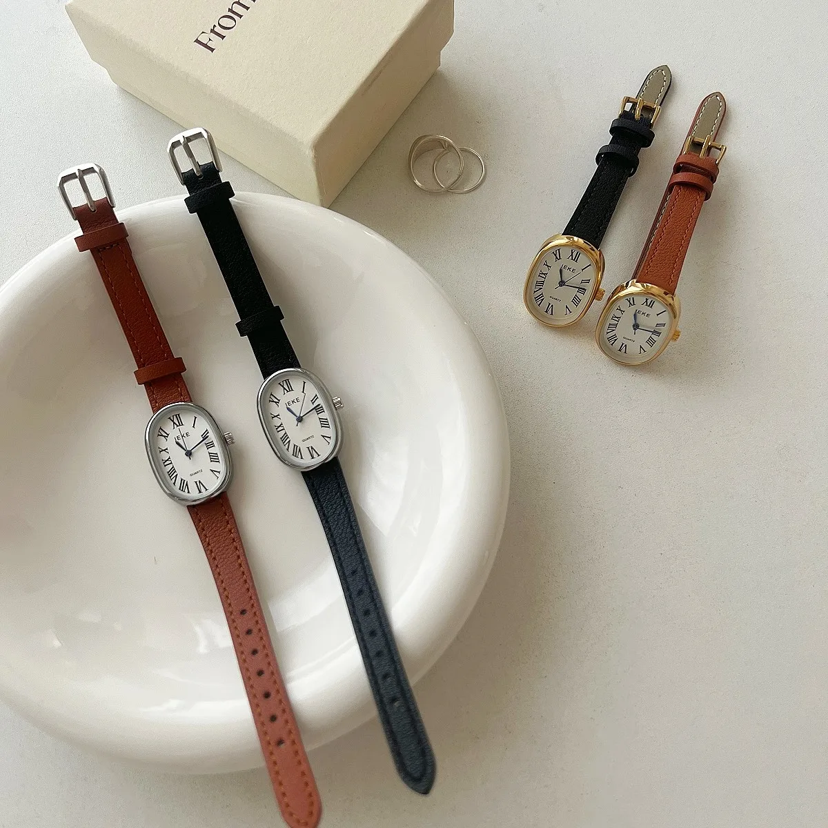 2026 Retro Style Literary Women'S Watch, Versatile Student Watch, College Style Quartz Women'S Watch, Small Women'S Watch