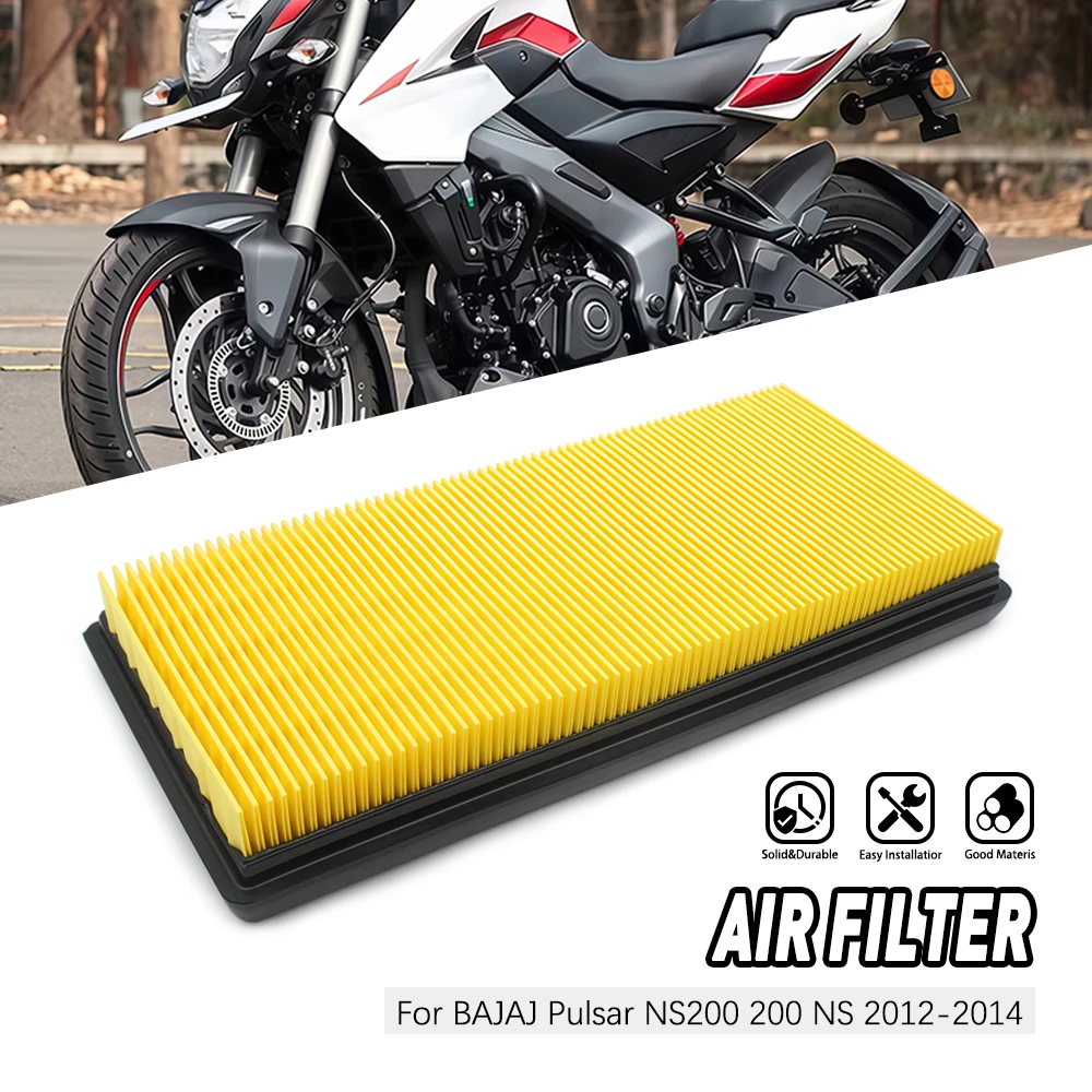 

MOTORCYCLE AIR CLEANER AIR FILTER ELEMENT For Bajaj Pulsar 200 NS 2012-2014