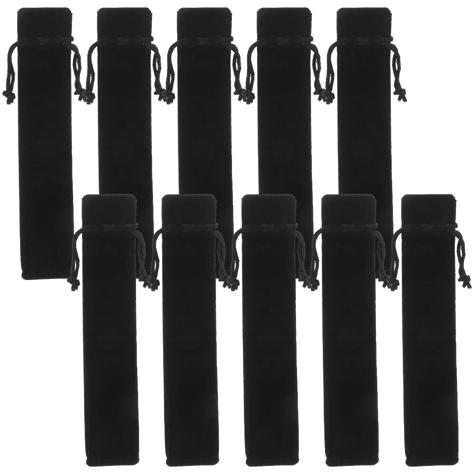 100 Uds. Bolsas de lana para bolígrafos para pequeñas empresas, estuche de lápices estético, joyería para hombre