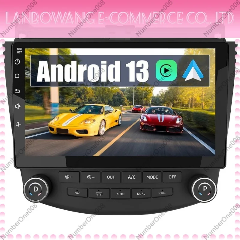 Octa Core Android Car GPS Navigation Stereo with Carplay Radio Compatible for Honda 7th Gen Accord Multimedia Player