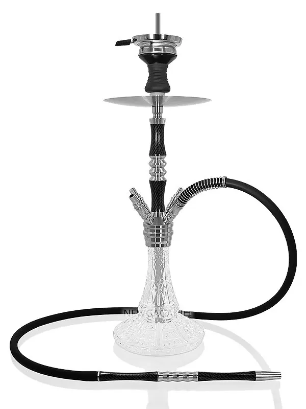 

Кальян Crystalia с четырьмя трубками и корпусом из углеродного волокна для ночных клубов