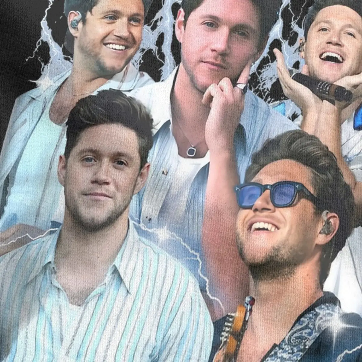 Niall Horan 90s T-Shirts for Men Vintage Cotton Tees Round Neck Short Sleeve T Shirt Plus Size Clothes