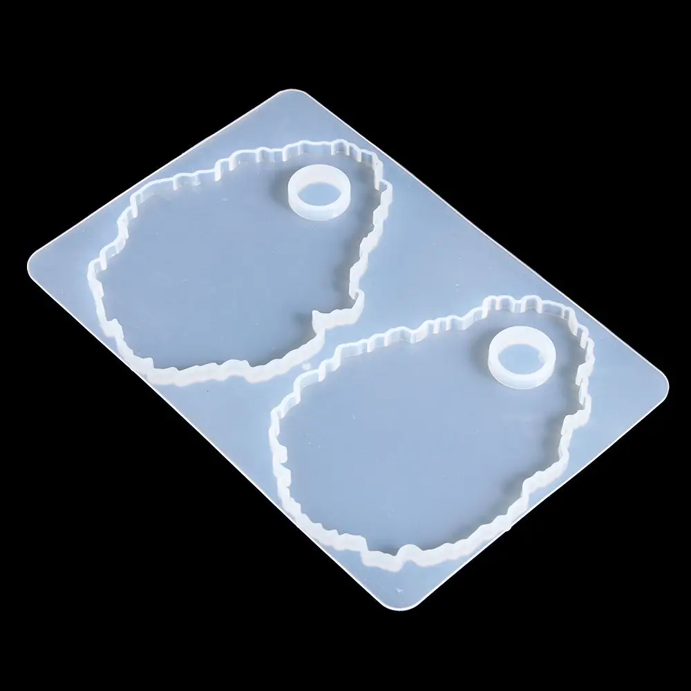 Irregular Jewelry Making Epoxy Crystal Tray Silicone Mould Resin Molds Makeup Palette Casting Mold