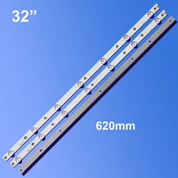 30 PCS LED backlight strip for 32PHT4201/60 32PFT4131 32PHH4101 KDL-32R330D 32LJ500 32LH500D 32PFS6401 32PHS5301 32PFS5501 01N26