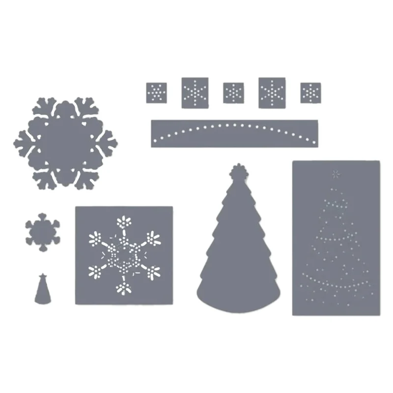 Stamps and Dies for Card Making, Christmas, Halloween, Thanksgiving DIY Scrapbooking Arts Crafts Stamping (5507)