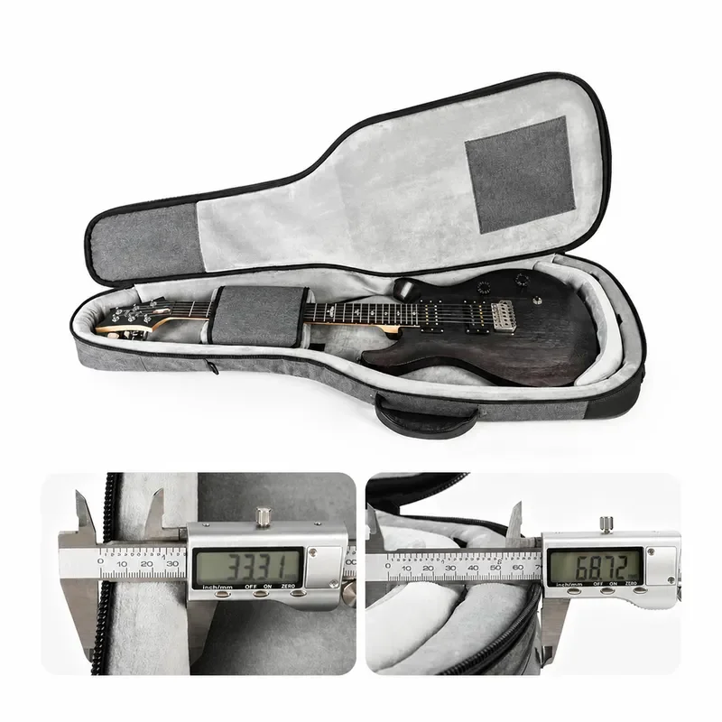 RM Canvas Electric Guitar Bag Lightweight Waterproof Thickened Anti-drop Stain Resistant Multi-color Optional Checkable Case