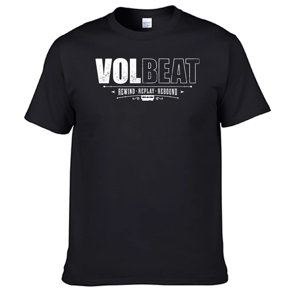 Camiseta Volbeats Band 100% algodón para hombre
