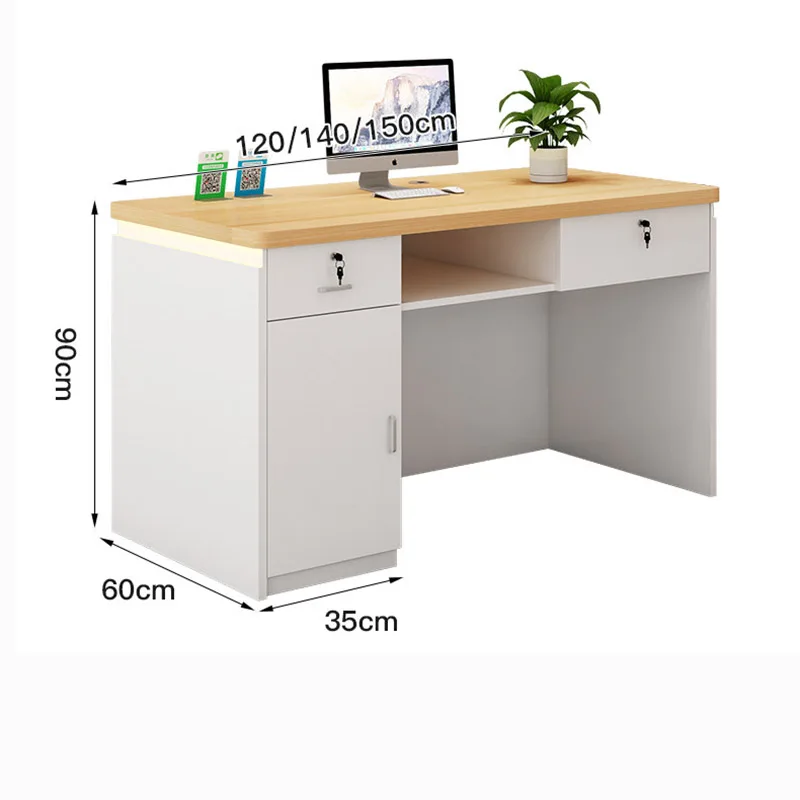 Home Vintage Reception Desk Barber Grade Movable Reception Counter Office Simple Banco Reception Front Desk Furniture