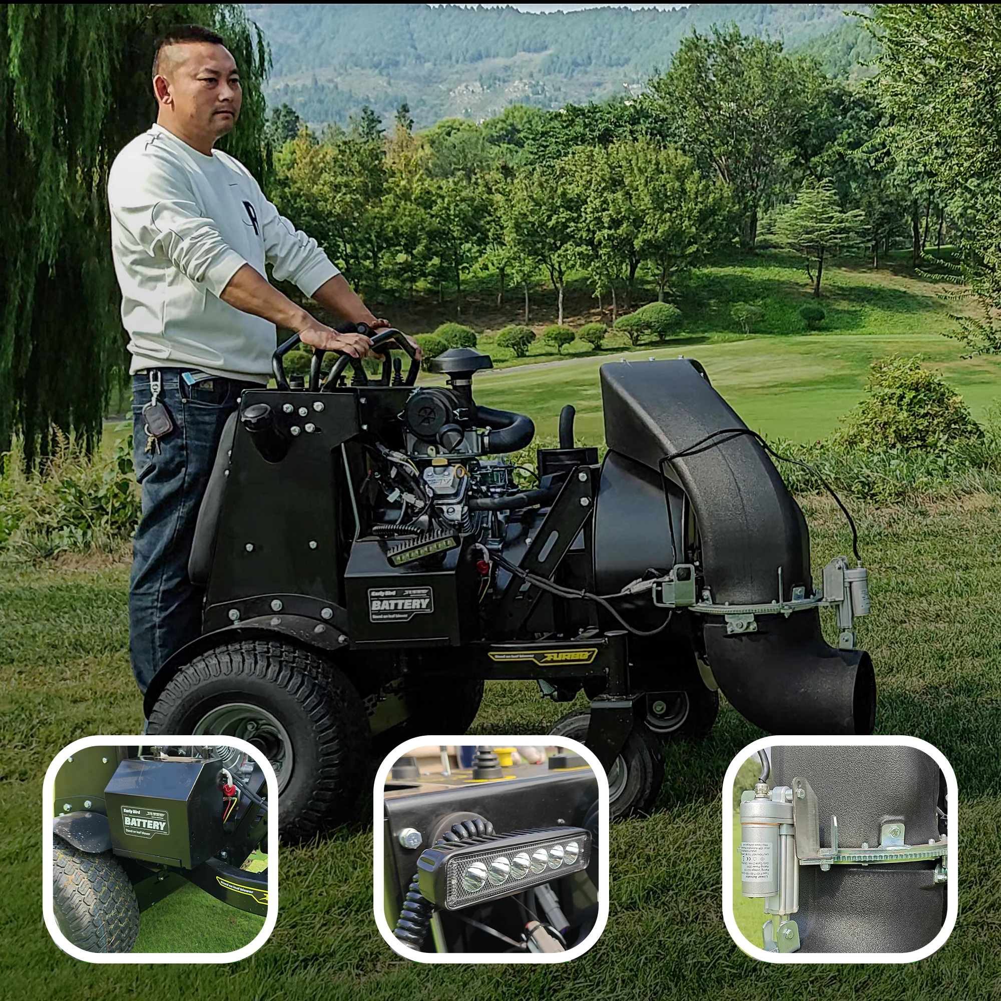 Factory Direct Sales Garden Outdoor Standing Leaf Blower High-power Blower