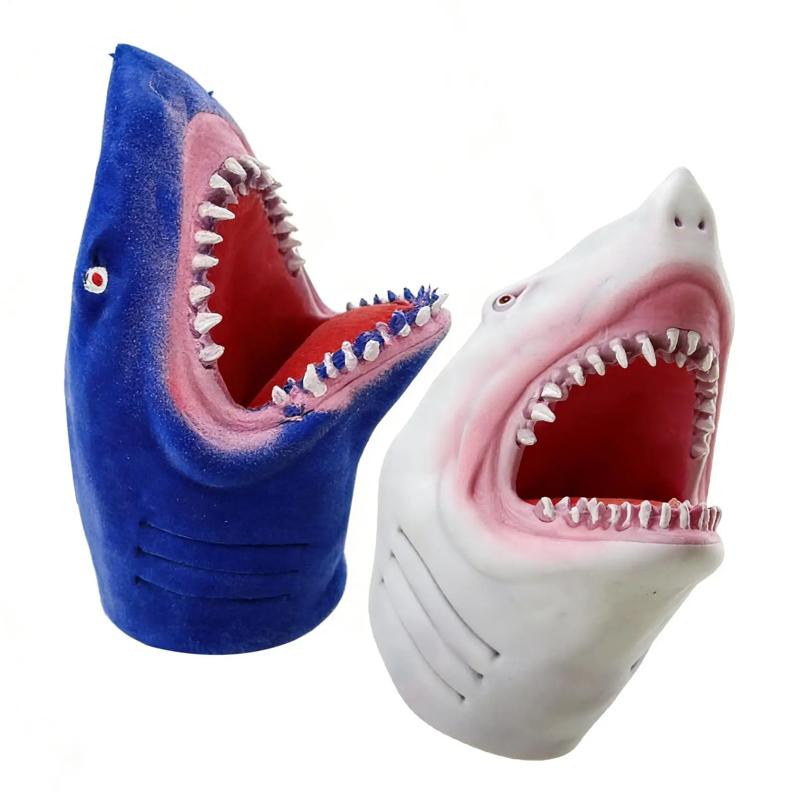 Soft Shark Puppet Realistic Interactive Hand Toy Bath Pool Role Play Puppet for Kids Home School Classroom Party, Boys Girls