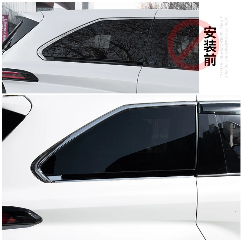 Para Toyota Sienna 2022-2023 Decorativo porta de aço inoxidável trilho deslizante tira brilhante suprimentos automotivos adesivo