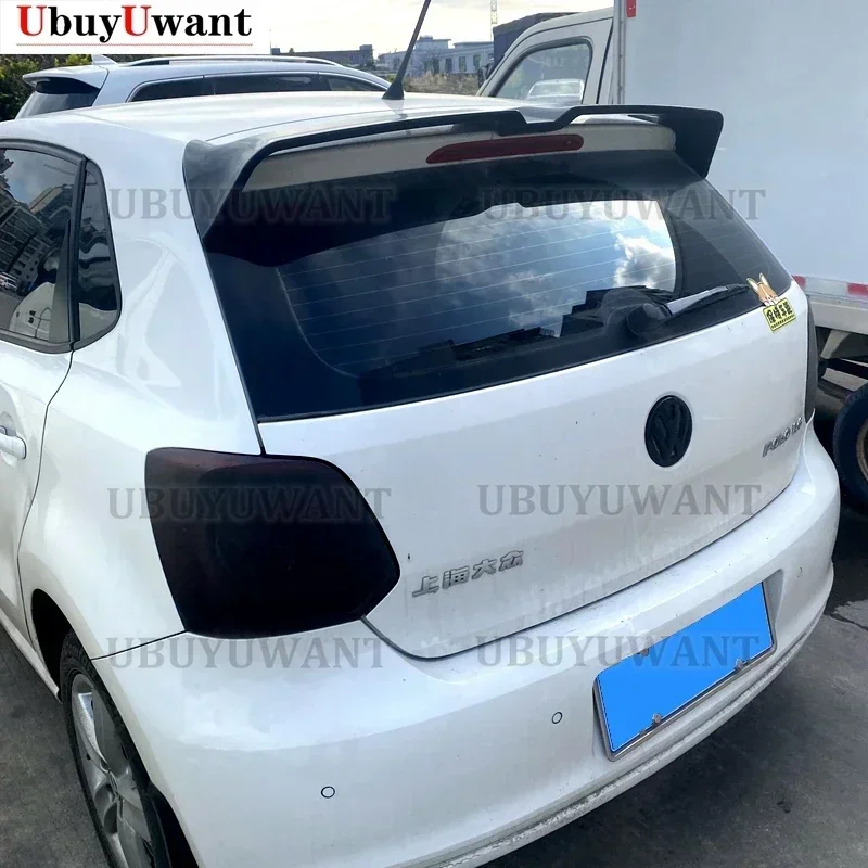 Roof Spoiler Wing Extentions Flaps Rear Wing Car Styling Kits For Volkswagen Polo 5 Polo MK5 6R 6C 2011-2018 Oettinger Style