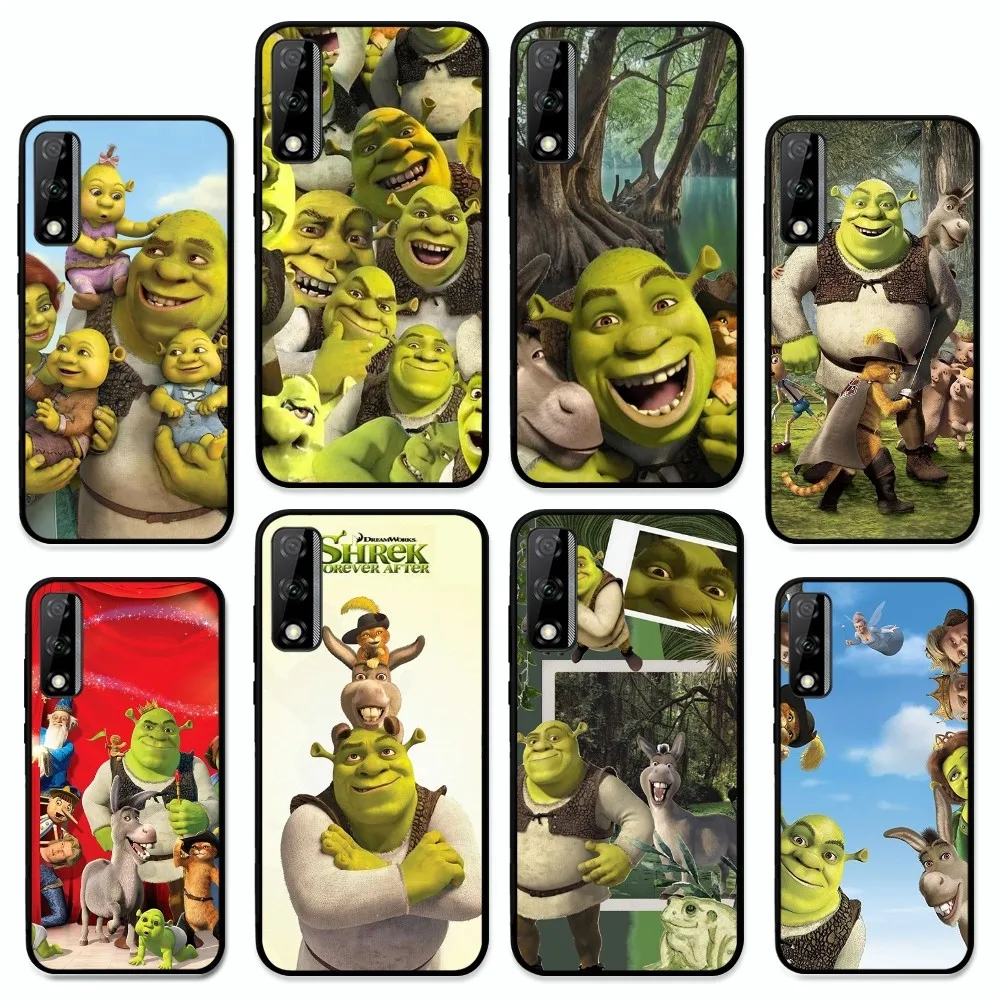 Cartoon Funny Movie S-ShrekS Phone Case For Huawei Y9 6 7 5 Prime Enjoy 7s 7 8 plus 7a 9e 9plus 8E Lite Psmart Shell