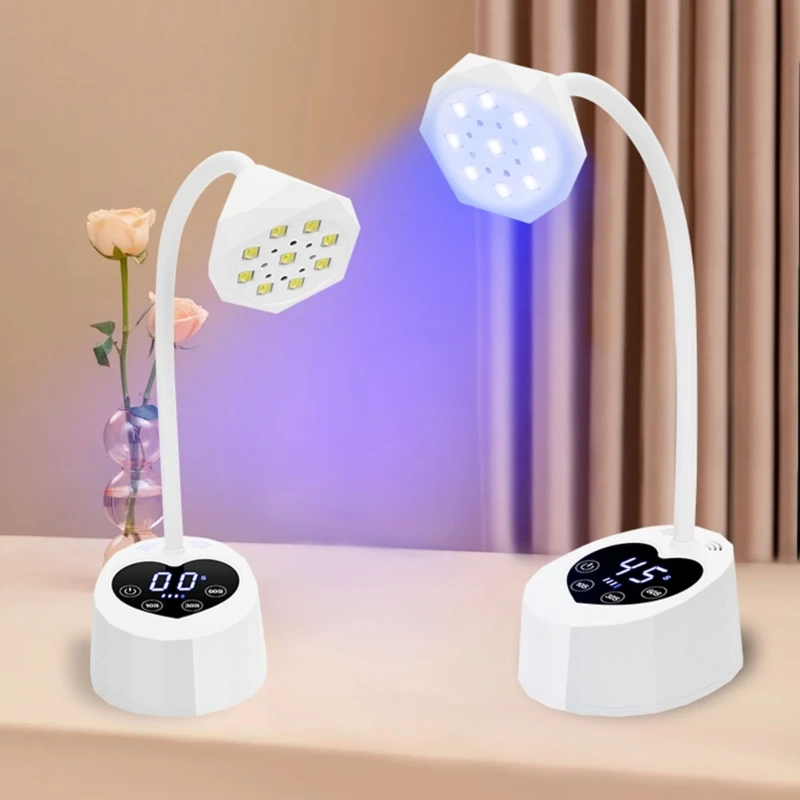 E1YE Rechargeable Lamp Flexible Light Quick-Drying Dryer for Salon