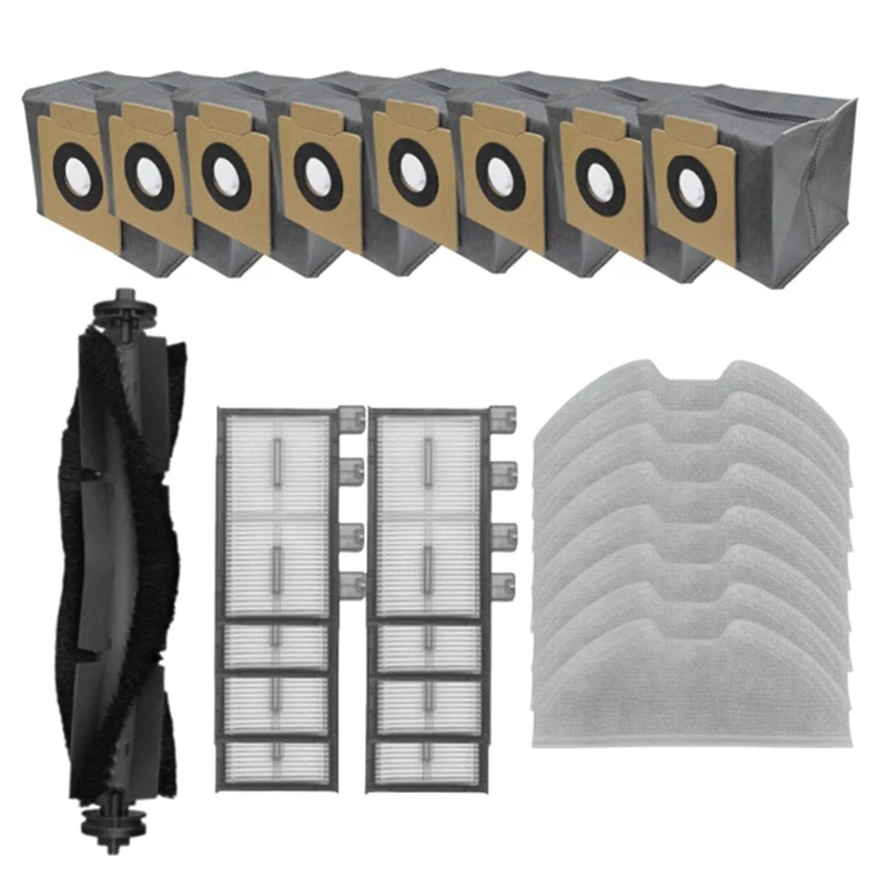 Cocok untuk Eufy X8 Pro Robot vakum pengganti bantalan pel lap debu tas suku cadang Aksesori