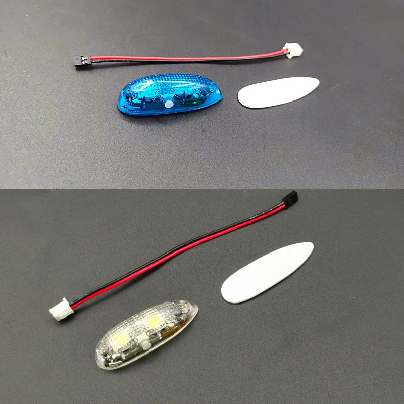 1S ricaricabile 4 modalità luci a LED ZMR luce di navigazione Wireless per RC aereo Hobby aereo Drone auto barca giocattolo parte