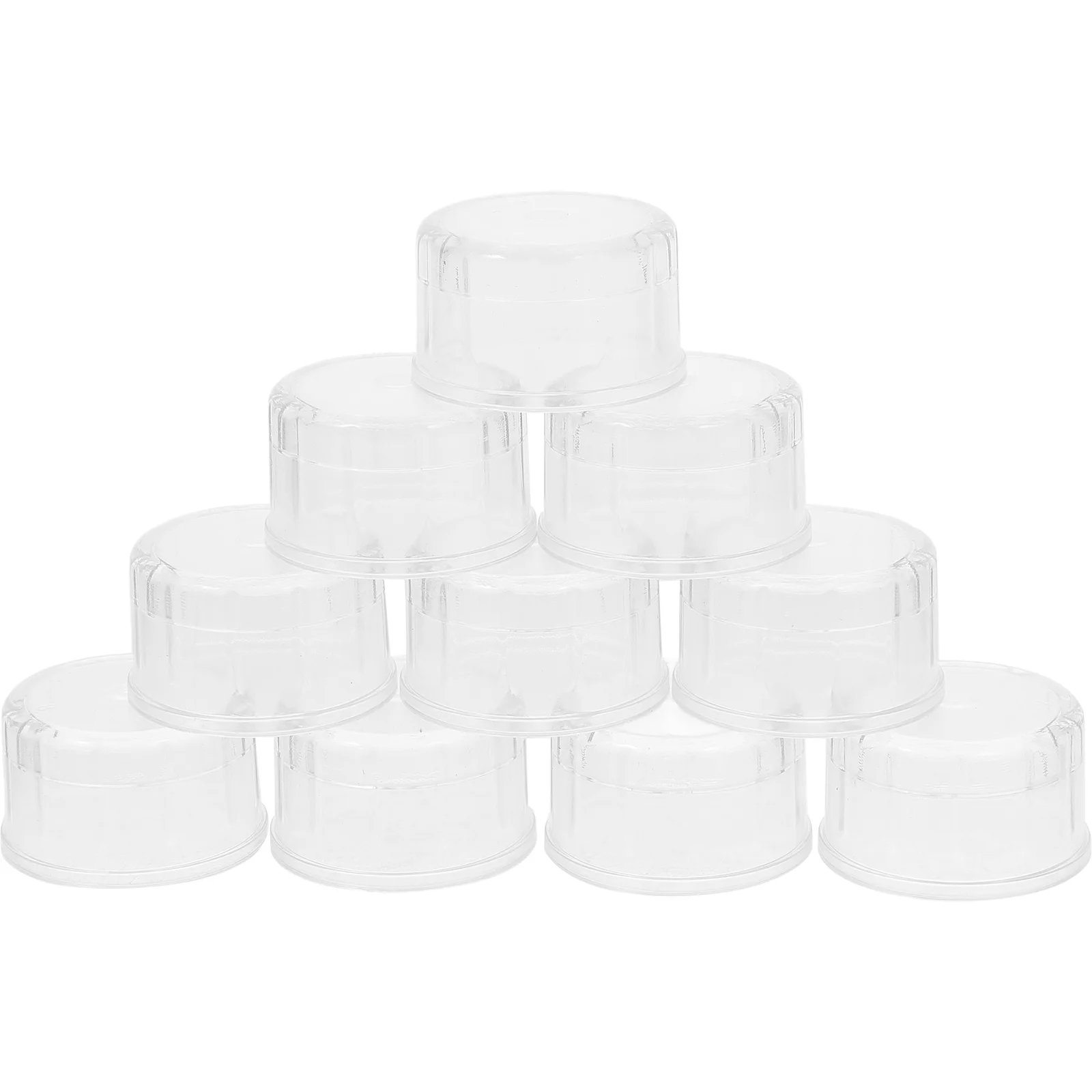 10 Pcs Restaurant Cup Covers Shaker Lid Accessories Lids Lemon Replacement Press Attachment Plastic Cocktail Tumbler