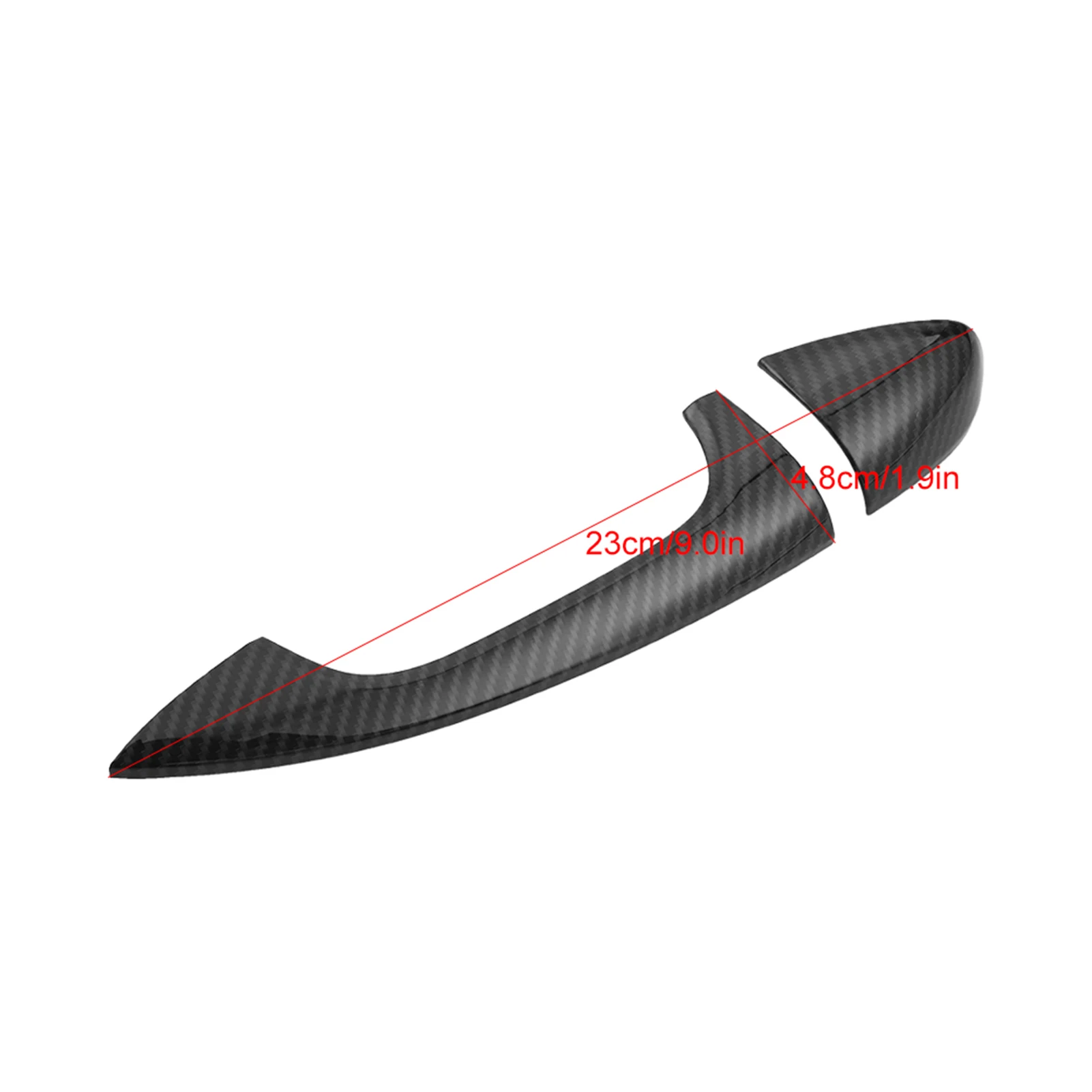 Car Carbon Fiber Door Handle Cover Trim for Mercedes Benz C class W205 GLC X253 2015-2018 Chrome Door Handle Cover