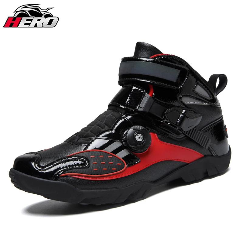 Motorcycle Boots New Riding Men Sports Running Comfortable Breathable Motorcycle Commuting Riding Racing Moto Boots