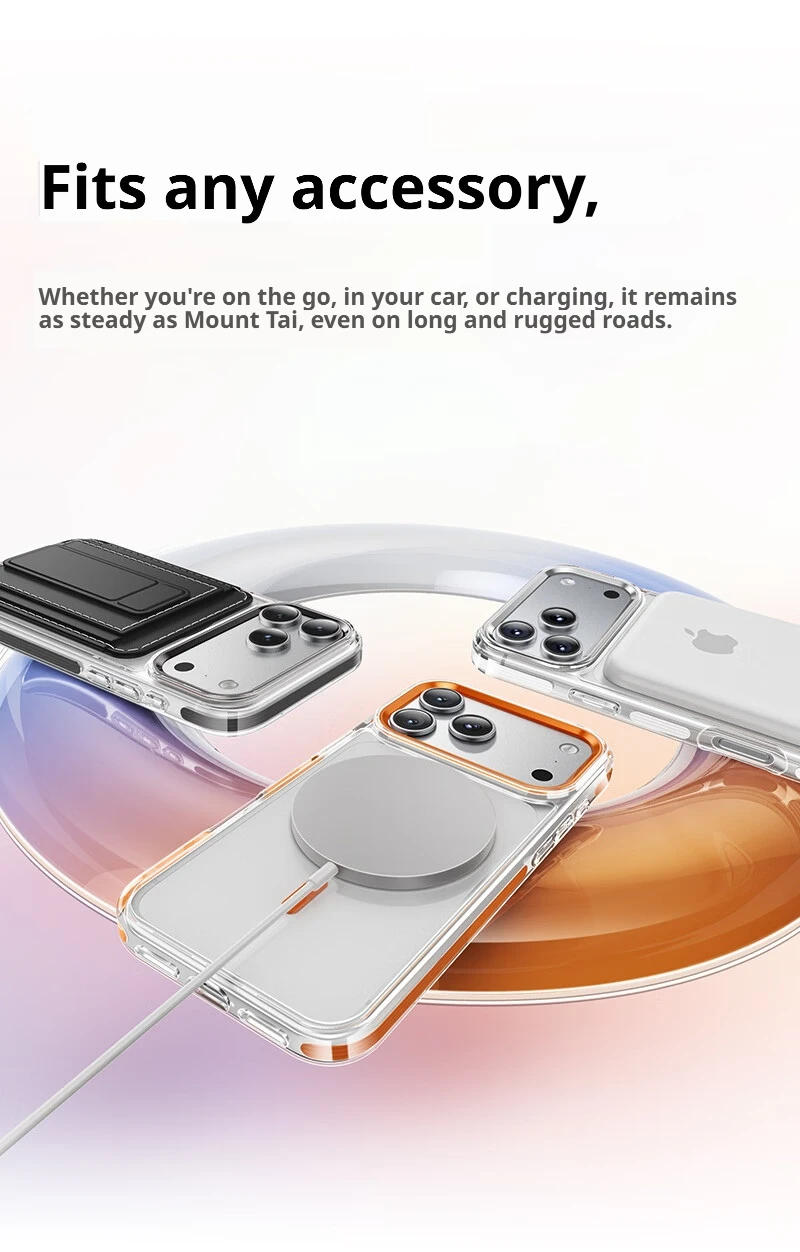 SAMZHE Magnetische Hülle für iPhone 17 Pro Max, ultradünn, sturzsichere Linsenschutz-Handyhülle für MagSafe, Premium-Design MagSafe Hüllen – Detail 9