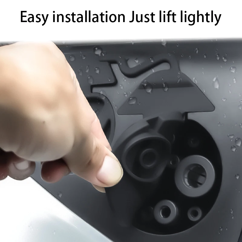 

Защитный колпачок для зарядного порта электромобиля Tesla, аксессуар для защиты от пыли, подходит для моделей Y и 3.