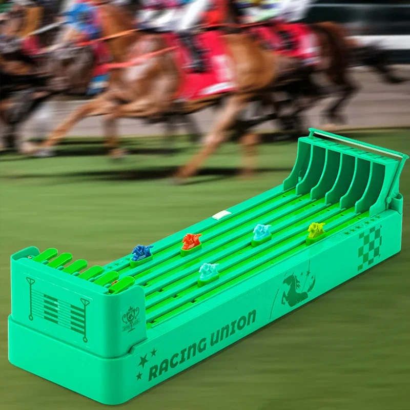 Classic Horse Racing Game Tabletop Games Set Electronic Horse Race Board Game Interactive Family Kids Adults Party Toy