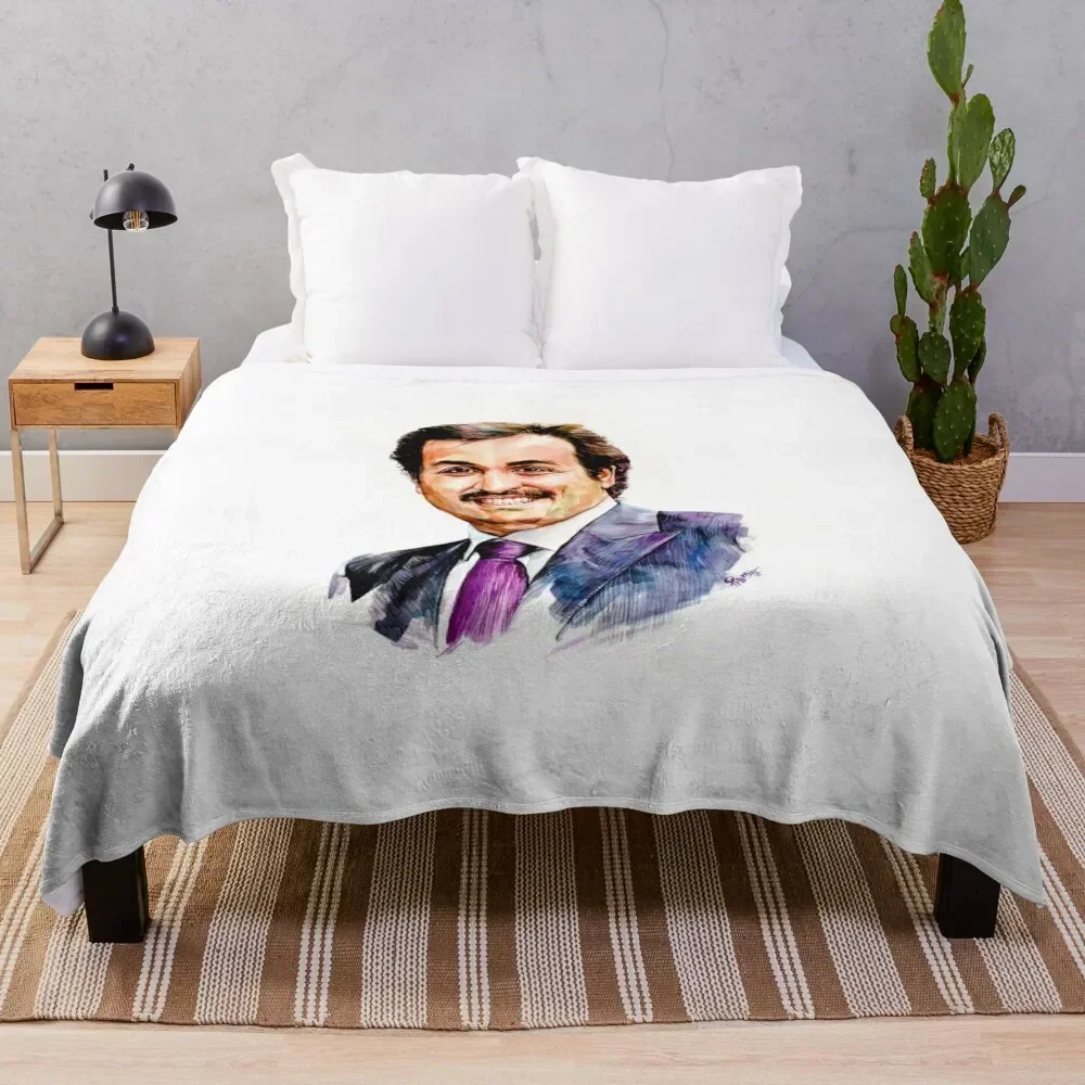 H.H. Sheikh Tamim Bin Hamad Al Thani Throw Blanket Soft Plush Plaid cosplay anime Blankets