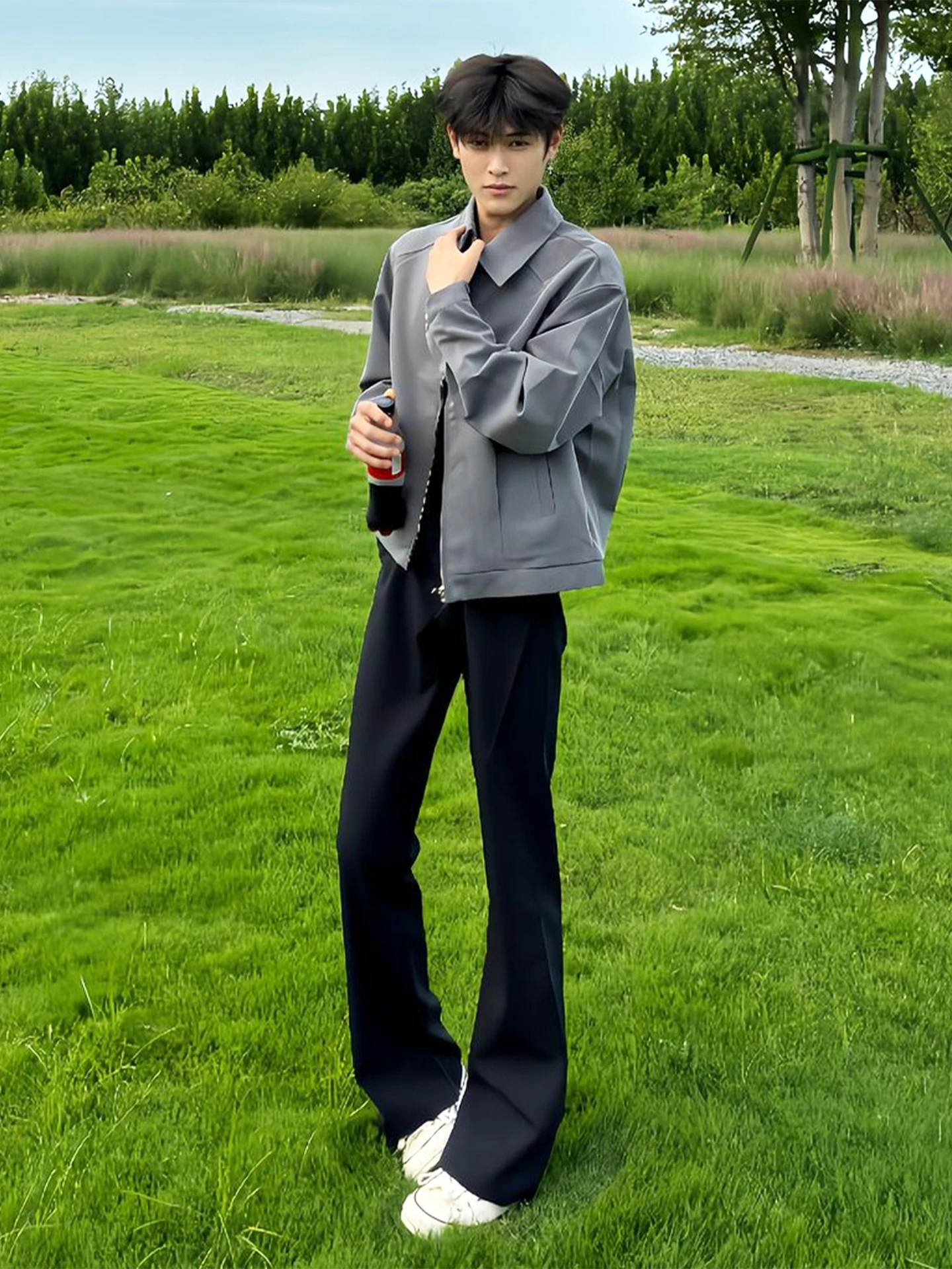 

Мужские повседневные расклешенные брюки Cleanfit Bla, удлиненные, прямого кроя, модные осенние брюки для высоких мужчин