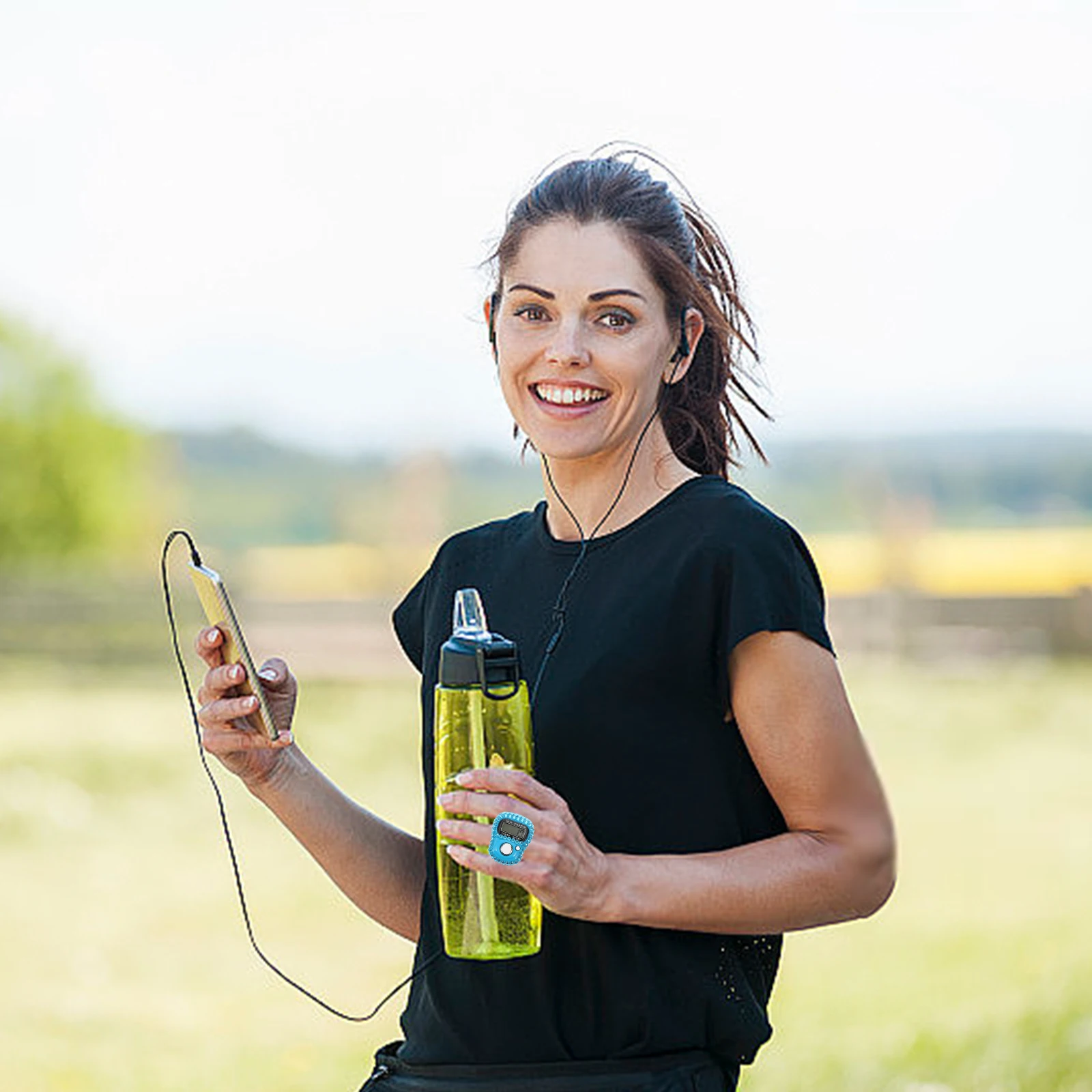 

Mini Ring Counter Digital Finger Tally Clicker for Running Knitting Crocheting Workout Tracking Portable Handheld Electronic