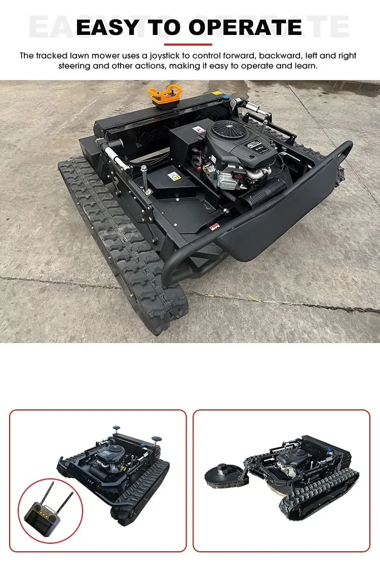 2025 hot sale Commercial Remote Control Lawn Mower,1300mm Cutting Width ,Waterproof Design for Large Fields10-70°All-terrain Cra