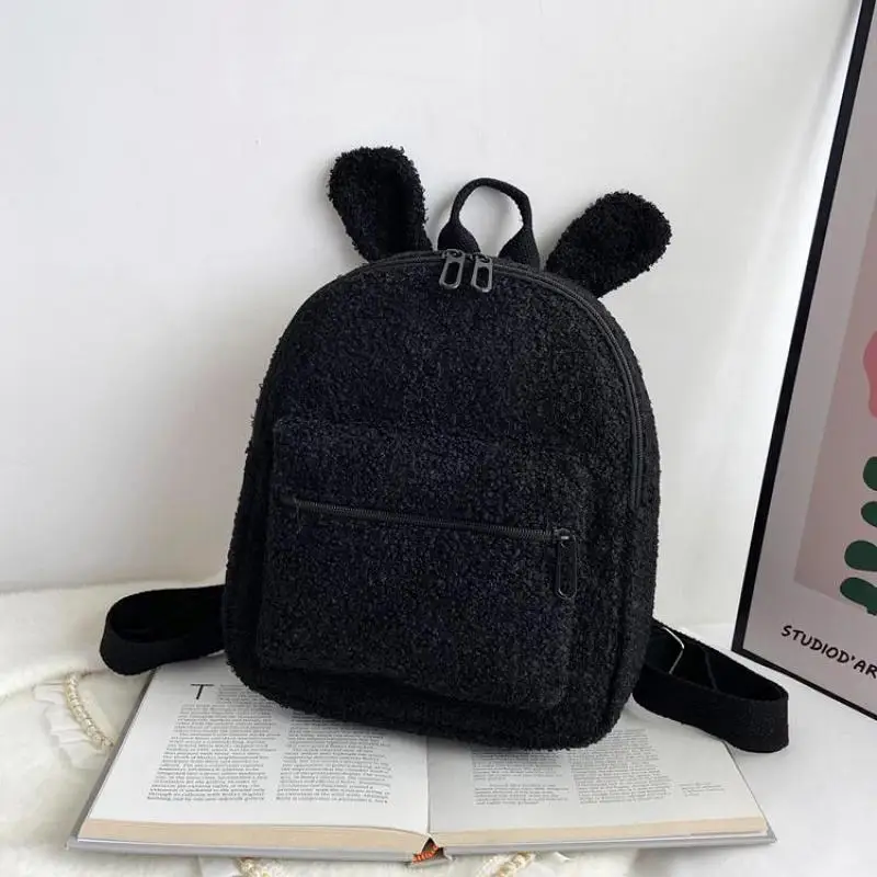 Süße Mao Mao Umhängetasche Hasen ohren Rucksack Baby Student Schult asche Rugzak Kinder tasche Plecak Schult aschen Mochila Escolar Rugtas