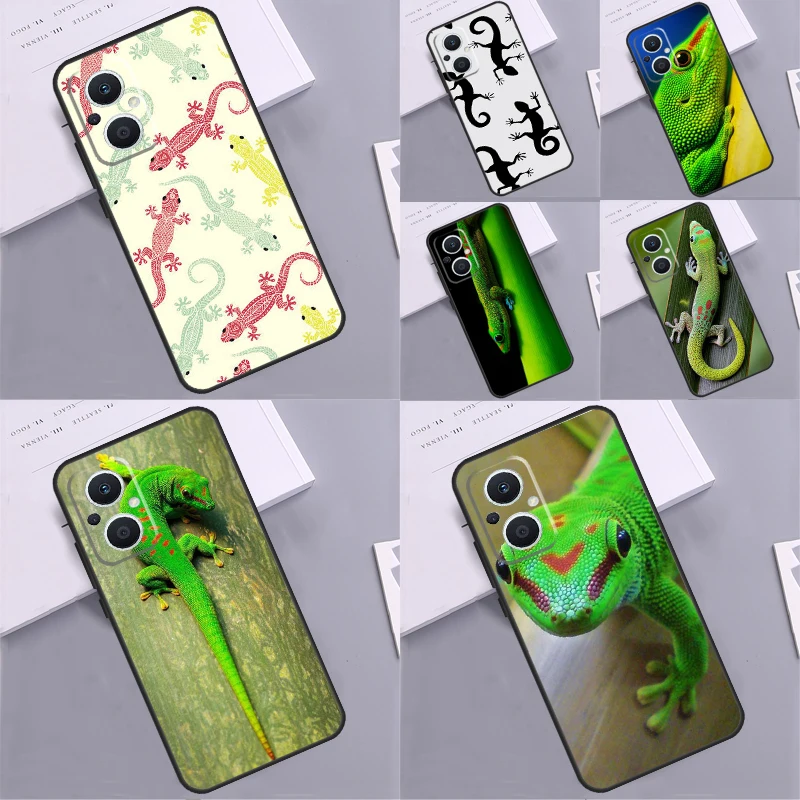 Lizards Geckos Case For OPPO Reno 4Z 2Z 5Z 8T 10 4 5 6 7 8 Lite OPPO Find X2 Neo X3 Lite X6 X5 Pro Coque