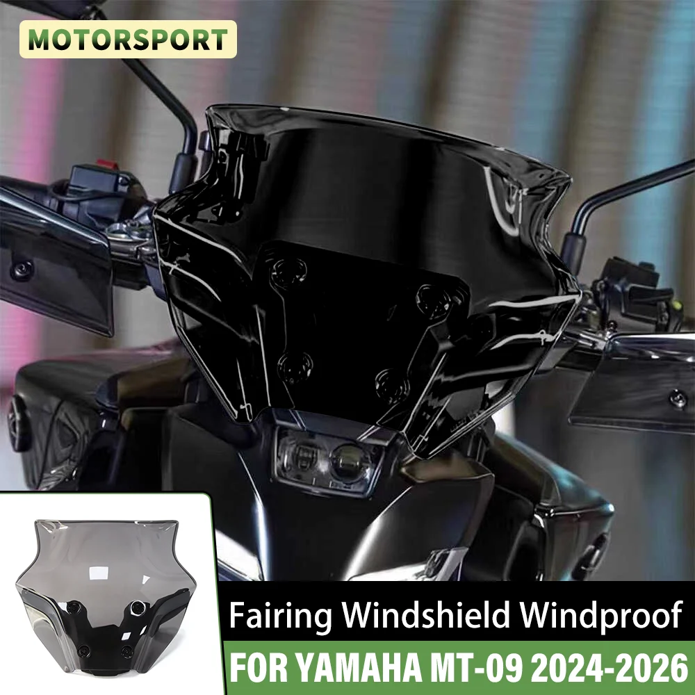 Für YAMAHA MT 09 MT-09 SP 2024 2025 2026 Motorradzubehör Windschutzscheibe Frontscheibe Windabweiser Verkleidung Unterteil